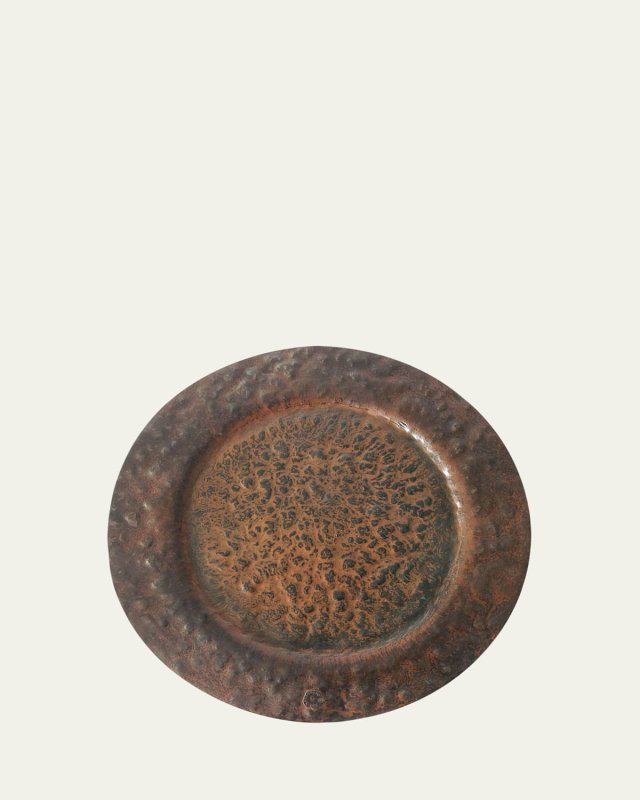 Double Hammered Charger Plate